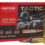 .223 REM – 55 GR – FMJ – NORMA TACTICAL – QTY 30