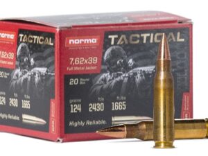 7.62×39 – 124 GR – FMJ – NORMA TACTICAL – QTY 20