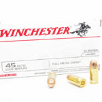 Winchester USA Ammunition 45 ACP 230 Grain Full Metal Jacket Box of 50