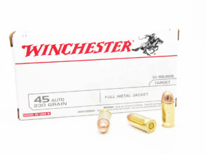 Winchester USA Ammunition 45 ACP 230 Grain Full Metal Jacket Box of 50