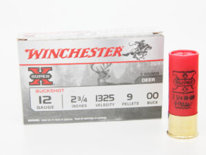 Winchester Super-X Ammunition 12 Gauge 2-3/4" Buffered 00 Buckshot 9 Pellets