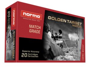 Norma Golden Target Match Ammunition 223 Remington 69 Grain Hollow Point