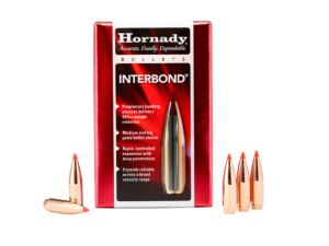 Hornady InterBond Bullets 0.308 (30 Caliber, 7.62mm) 180 Grain Polymer Tipped Box of 100