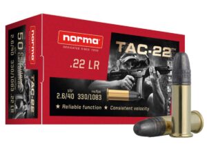 .22LR NORMA TAC-22 40 gr 50 QTY