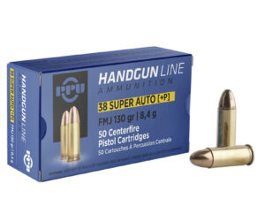 PRVI PARTIZAN AMMO 38 SUPER AUTO+P 130gr FMJ 50/bx