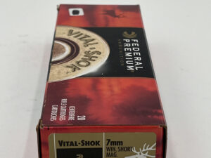 7MM WSM Federal 160 grain Nosler Partition 20 rounds