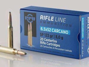 PPU 6.5X52 CARCANO 123GR JSP 20RD