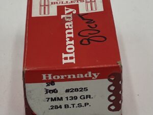 Hornady 7mm 139 grain .284 BTSP Bullet 80 count