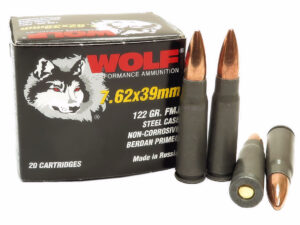 7.62x39 Wolf 122 grain FMJ 20roundx50 (1000 round box)
