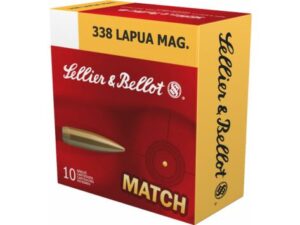 S&B 338 LAPUA MAG MATCH 300GR BTHP 10RD