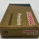 .280 Remington Federal 150 grain Nosler Partition 20 rounds