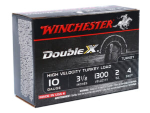 Winchester Double X 10 Gauge Ammo 3 1/2" 2oz. #4 Shot box of 10 rounds