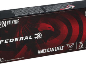 FEDERAL AE 224 VALKYRIE 75GR FMJ 20RD (free shipping over $250)